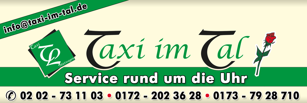Das Taxi im Tal aus Wuppertal